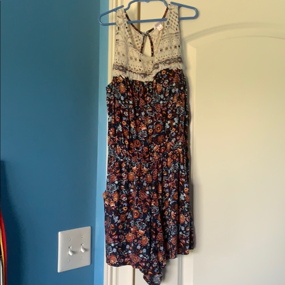 xhilaration floral romper